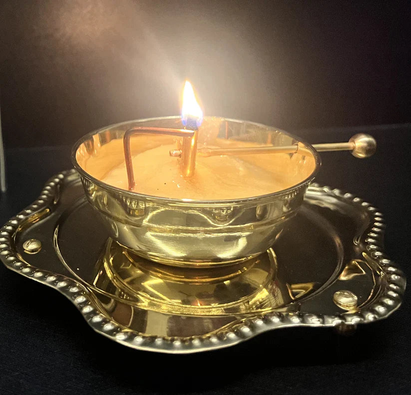 Shubh Swastik™ | Akhand Jyoti Diya | Pure Brass